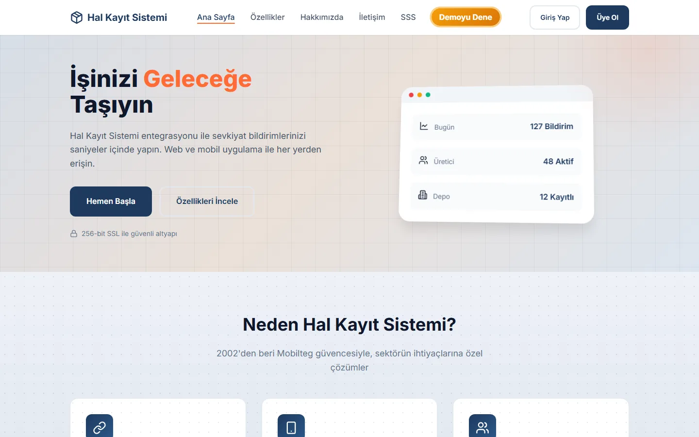 Hal Registration System home page